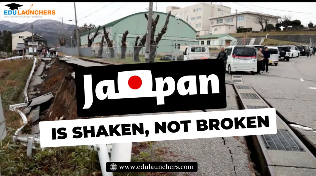 Japan is shaken, not broken